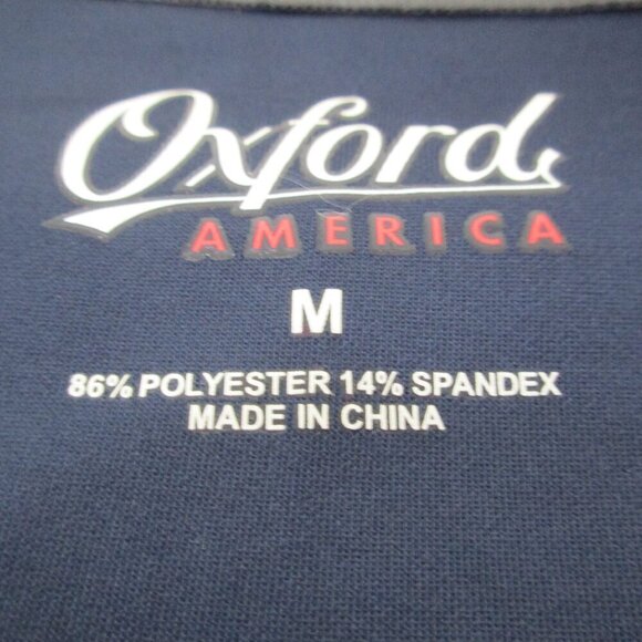 Oxford Navy blue quarter zip, Size Medium - Picture 4 of 6